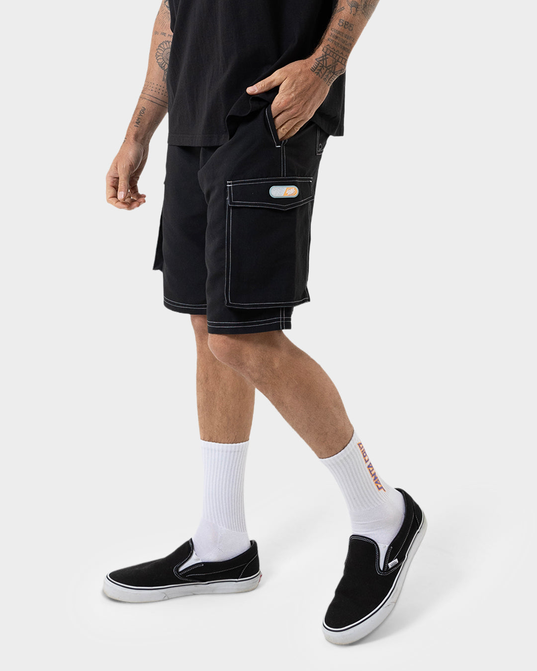 Oval 73 Dot Badge Men's Boardshort