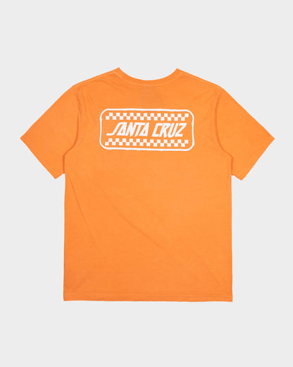 Toil Strip Front Santa Cruz Men's S/S T-Shirt Orange