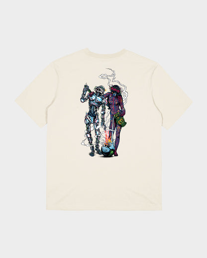 Wooten Duo Santa Cruz Men's S/S T-Shirt Off-White