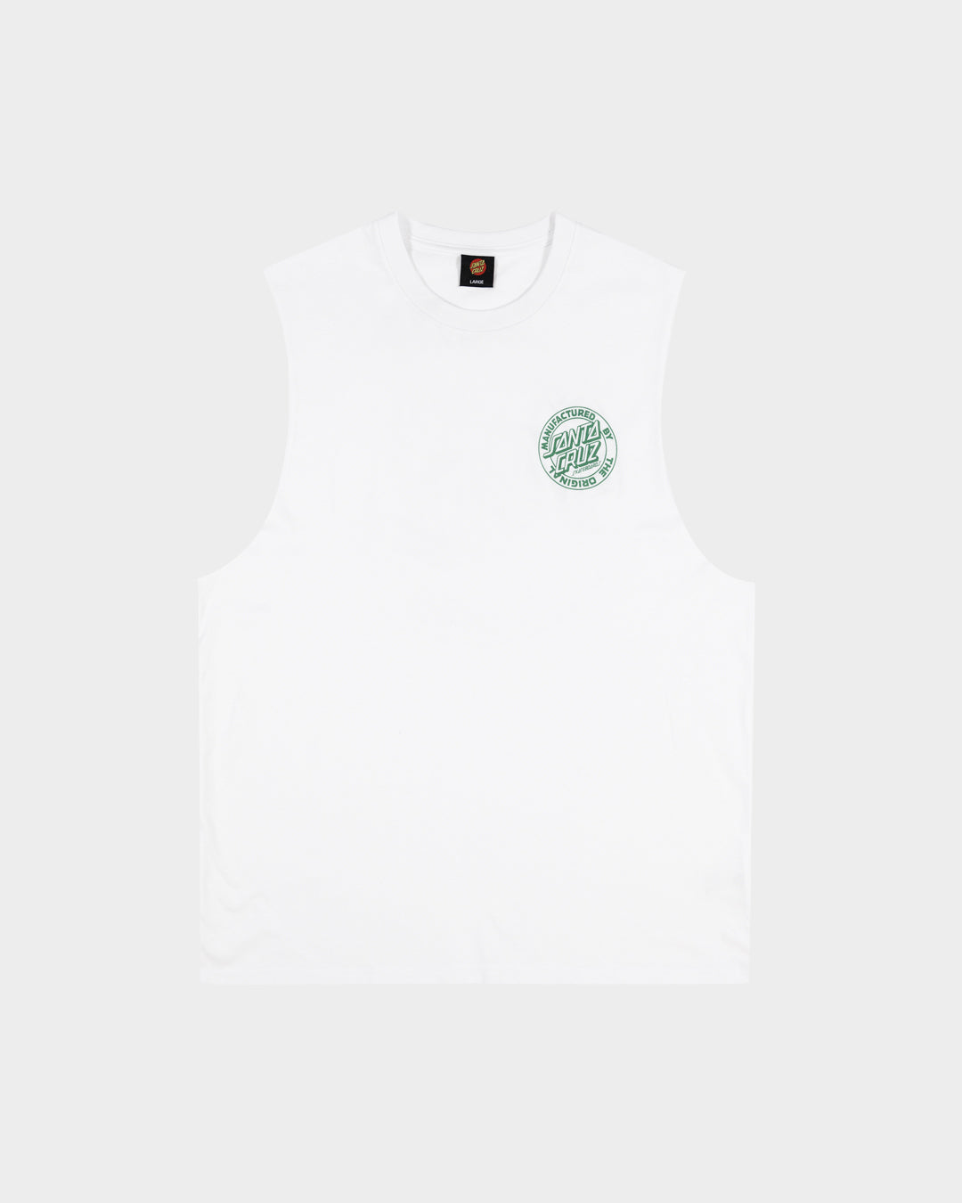 OS MFG Dot Santa Cruz Men's Muscle T-shirt White