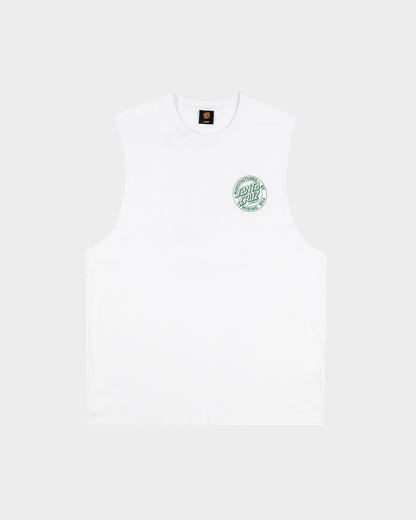 OS MFG Dot Santa Cruz Men's Muscle T-shirt White