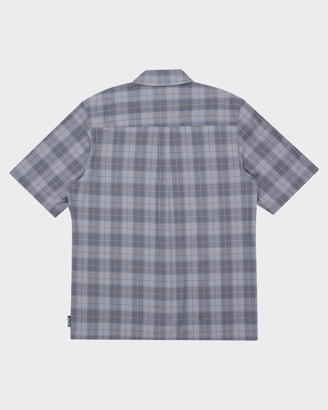 Screaming Hand Button Up Shirt Concrete Check