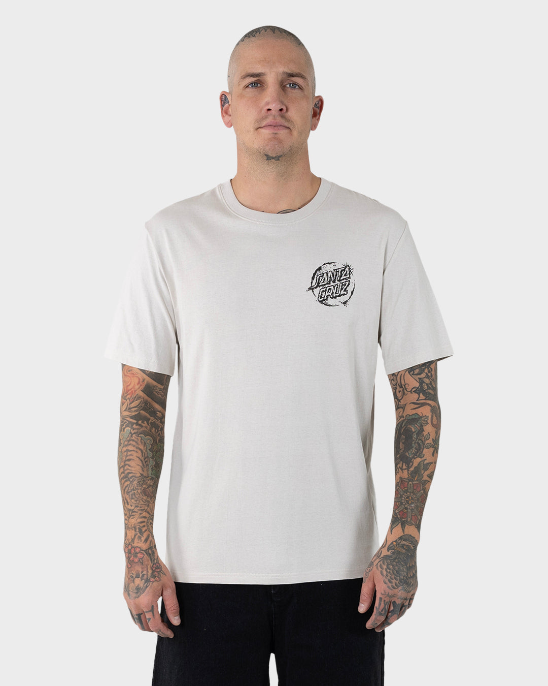 Erode Dot Men's T-shirt Concrete