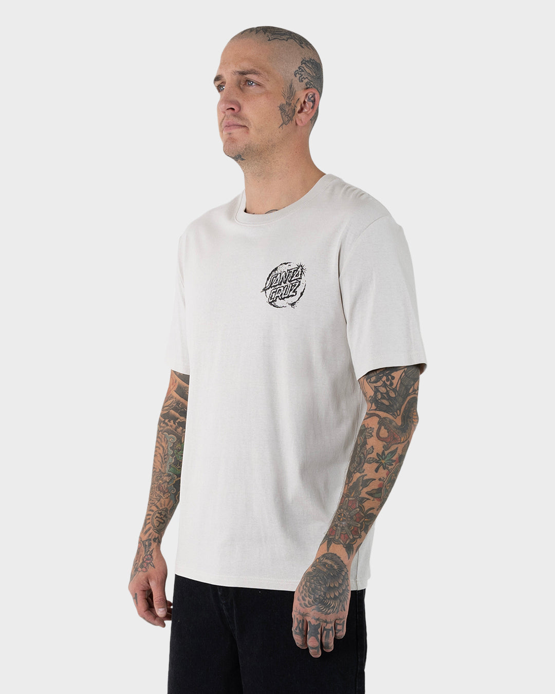 Erode Dot Men's T-shirt Concrete