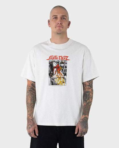 Pace Dungeon Men's Box Fit T-shirt White Marle