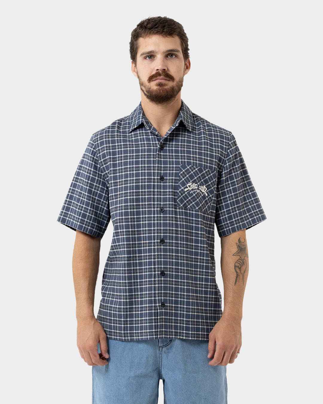 Winkowski 8baller Arch Men's Shirt Vintage Blue