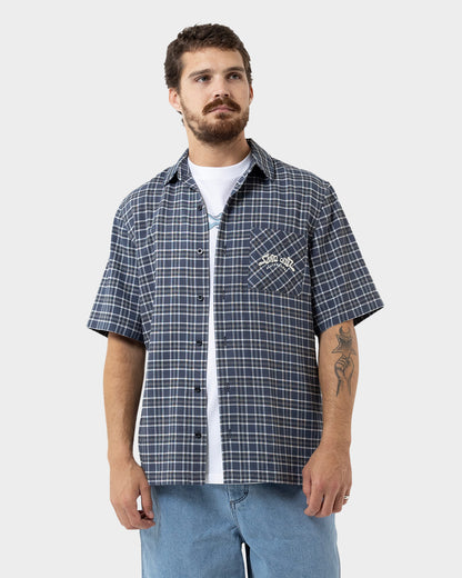 Winkowski 8baller Arch Men's Shirt Vintage Blue