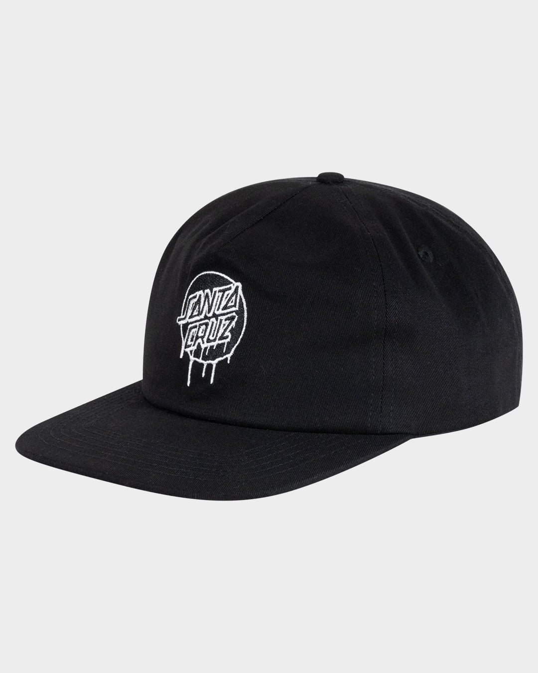 Drip Dot Men's Snapback Cap Black