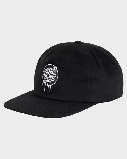 Drip Dot Men's Snapback Cap Black