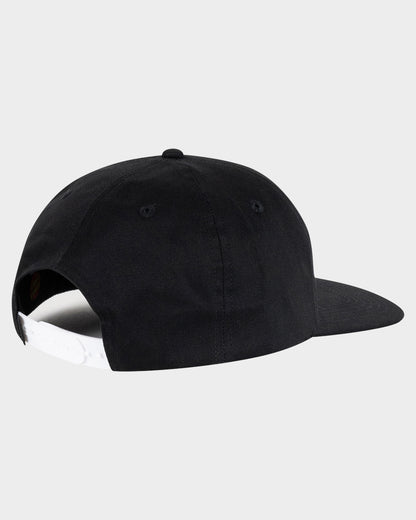 Drip Dot Men's Snapback Cap Black
