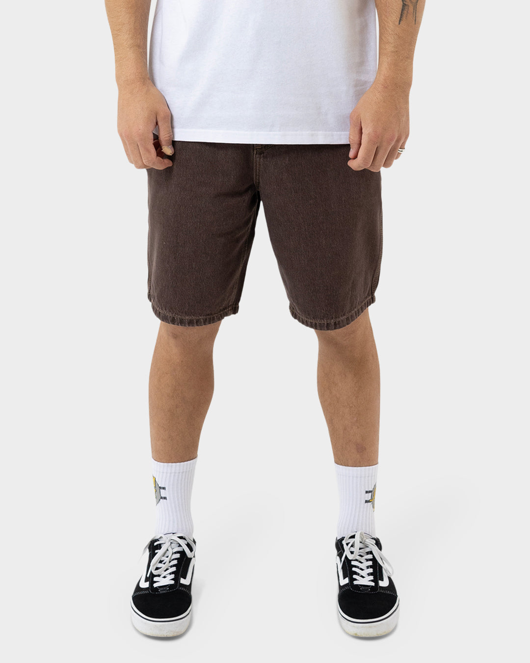 Dead Diners Arch Men's Jean Short Brown