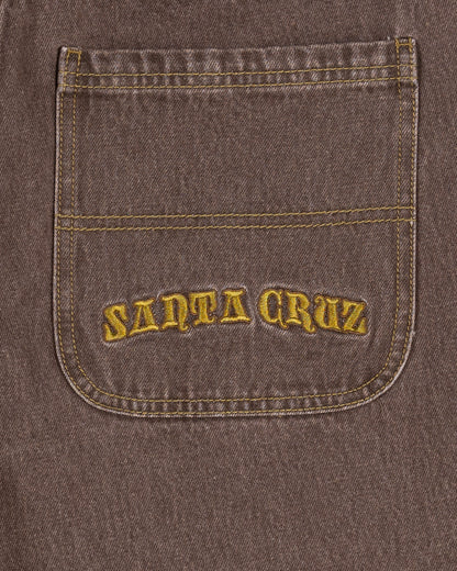 Dead Diners Arch Men's Jean Short Brown