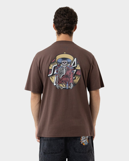 Guzman Dining Dot Men's T-shirt Brown
