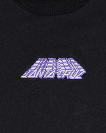 Classic Strip Repeat Men's T-shirt Off Black