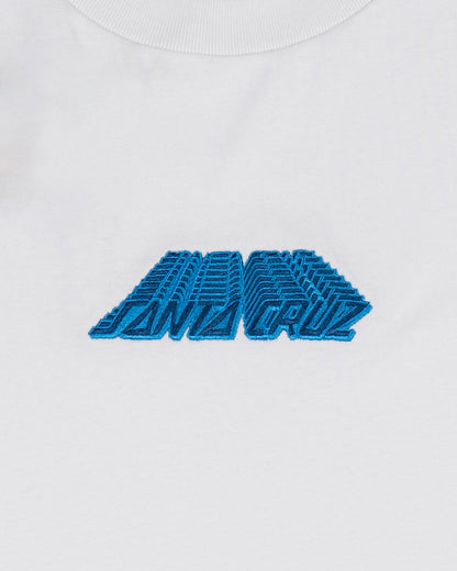 Classic Strip Repeat Men's T-shirt White