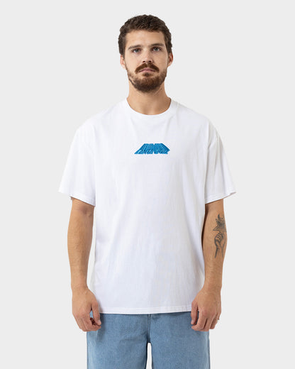 Classic Strip Repeat Men's T-shirt White
