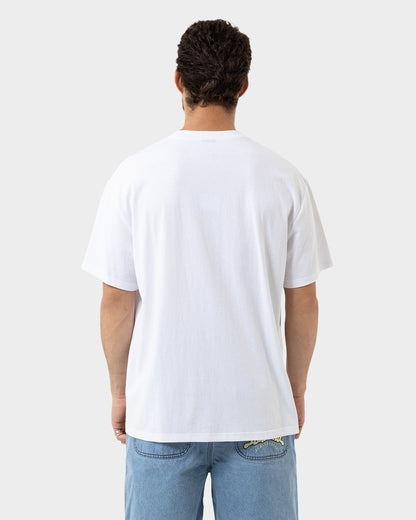 Classic Strip Repeat Men's T-shirt White