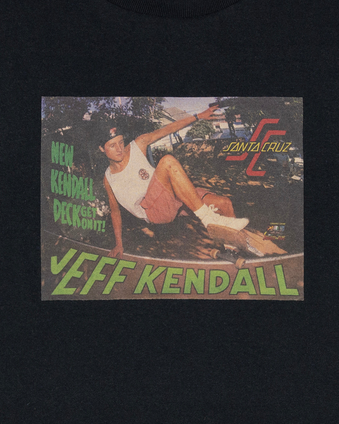 Kendall Ramp Ad Men's T-shirt Off Black