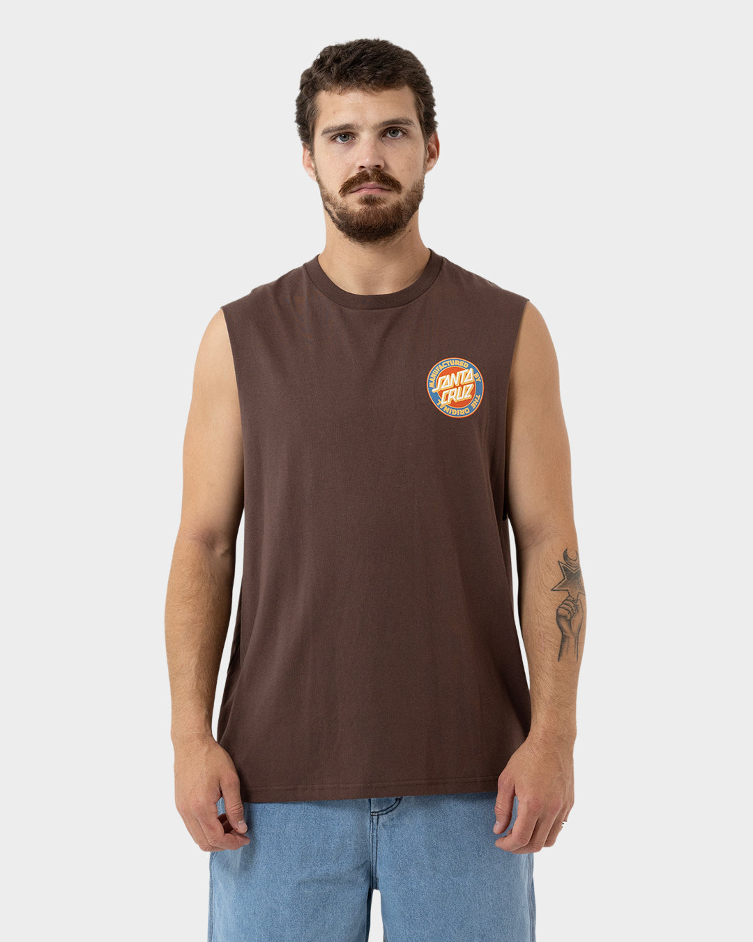 Ranger MFG Men's Muscle T-shirt Brown