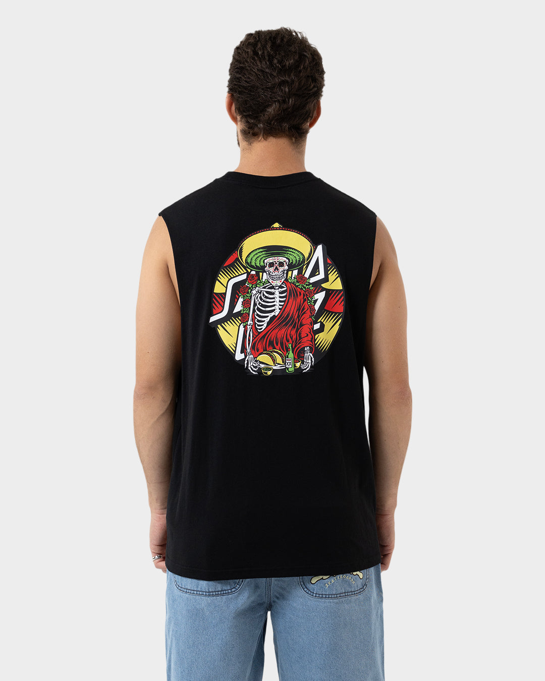 Guzman Dining Dot Men's Muscle T-shirt Black