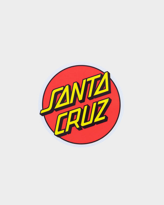 Classic Dot Matte Decal Sticker (8 Cm) Red