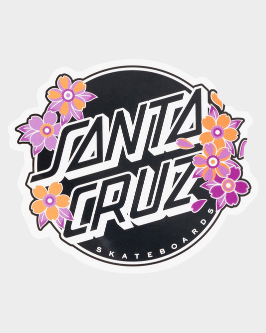 Blooming Stack Dot Decal Sticker Black