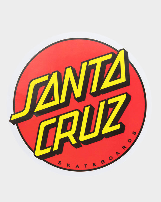Classic Dot Large Decal Sticker Red