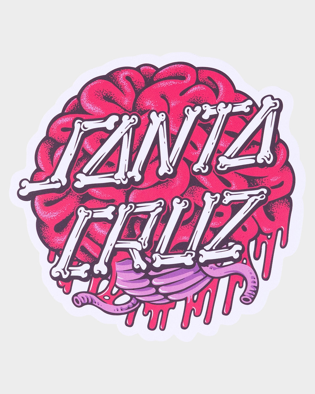 Brain Dot Decal Sticker Pink