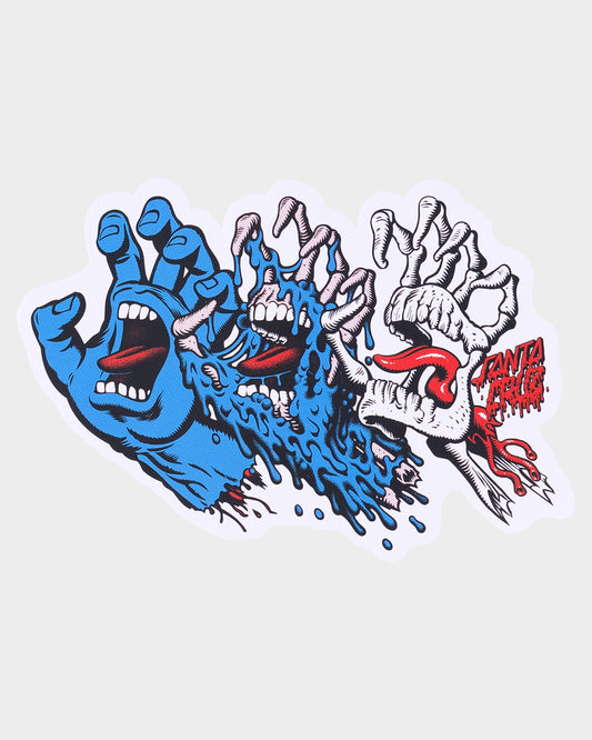 Evolved Hand Decal Sticker Blue