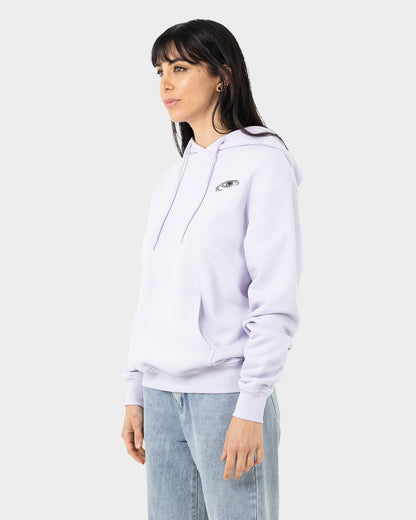 Trip Dot Eye Womens Pullover Hoodie Lavender