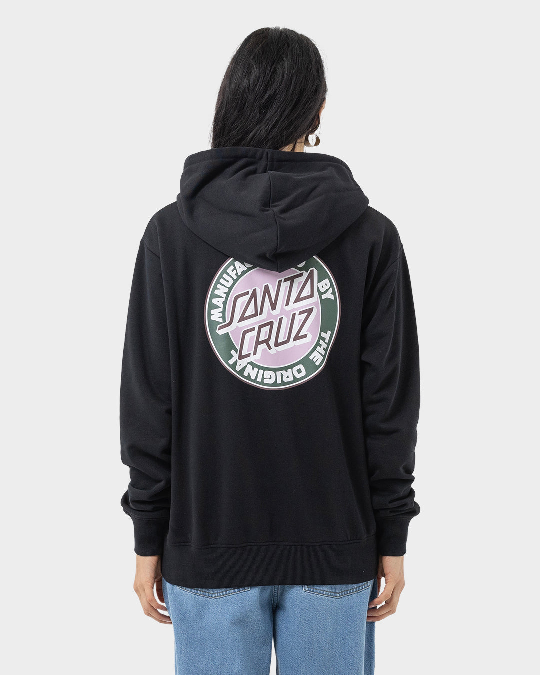 MFG Retro Dot Reverse Women's Hoodie Black