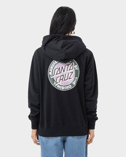 MFG Retro Dot Reverse Women's Hoodie Black