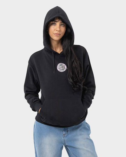 MFG Retro Dot Reverse Women's Hoodie Black