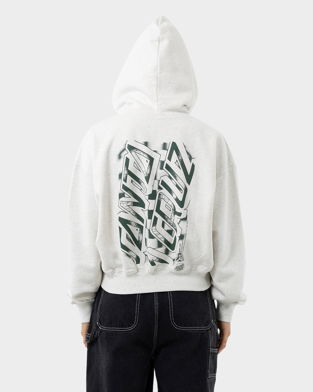 Intersect Women's Oversize Hoodie White Marle