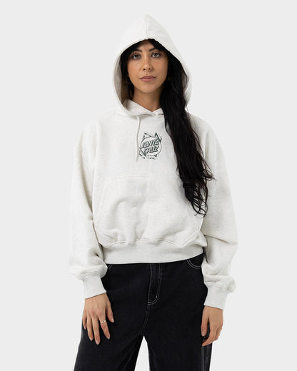 Intersect Women's Oversize Hoodie White Marle