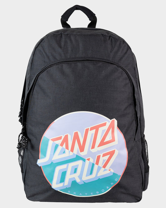 Split Block Dot Women's Backpack Off Black