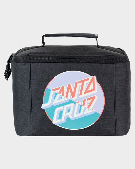 Split Block Dot Women's Lunch Box Off Black