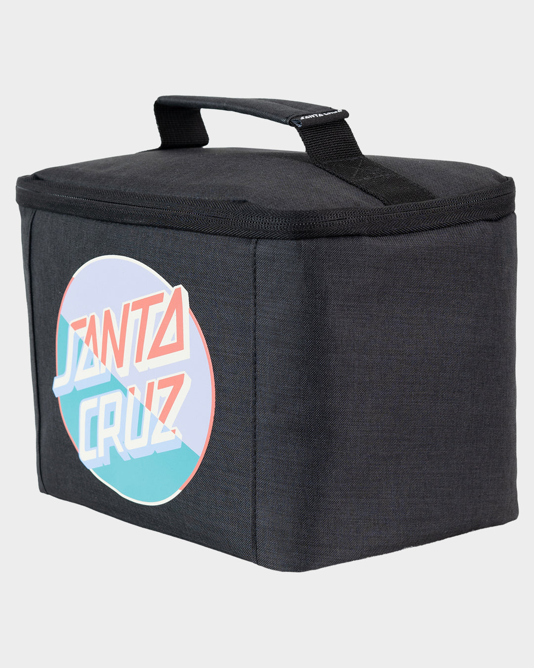 Split Block Dot Women's Lunch Box Off Black