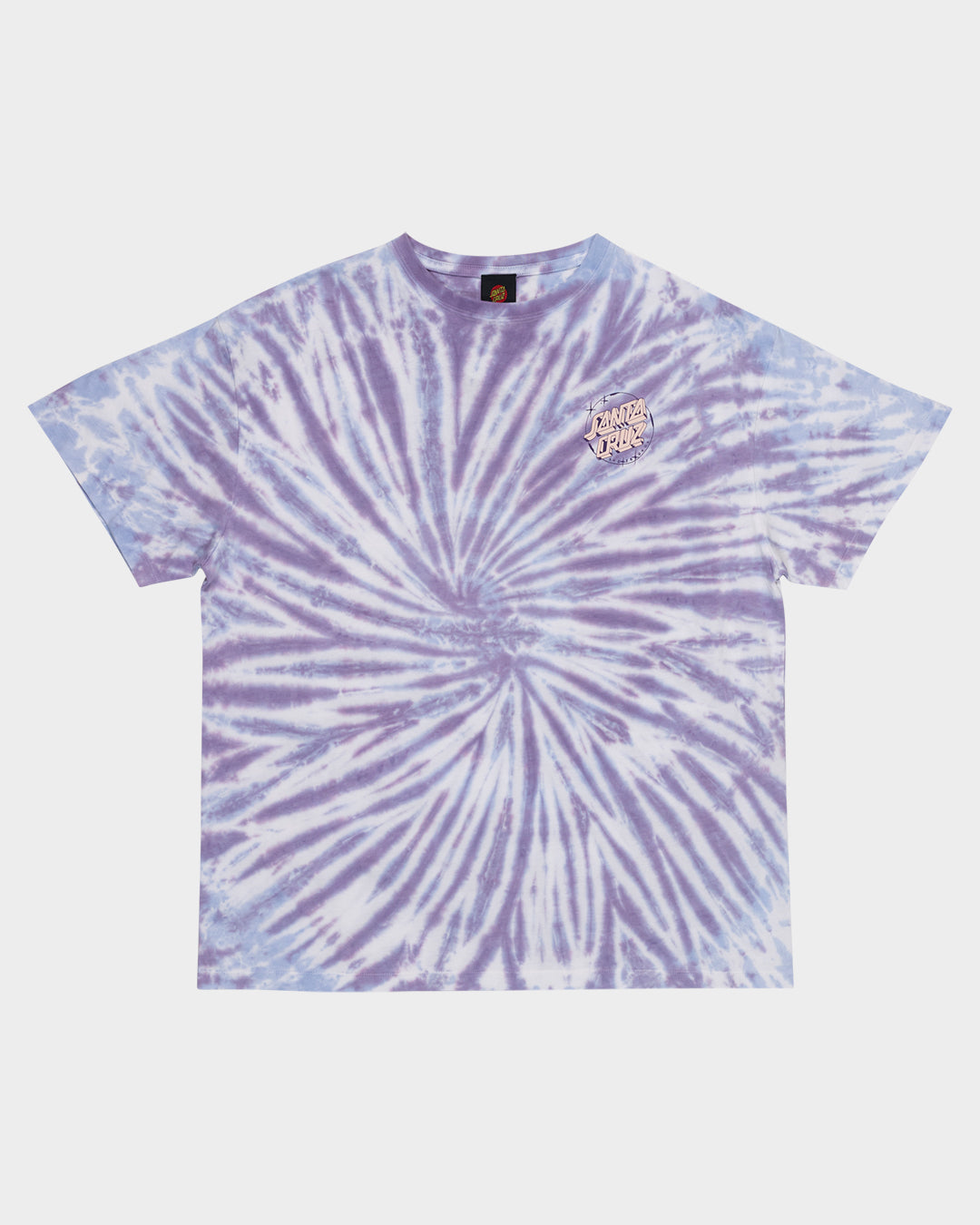 Scrawl Dot Women's Oversize T-shirt Vintage Blue Tie Dye