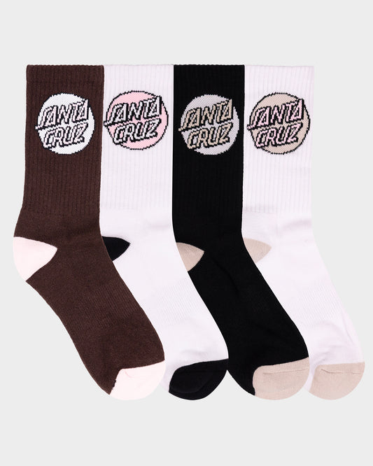 Other Dot Women's Crew Sock 4 Pack