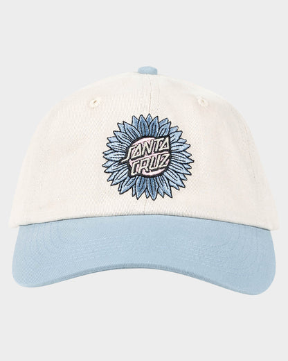 Funky Flower Girls Unstructured Cap Off White-mist