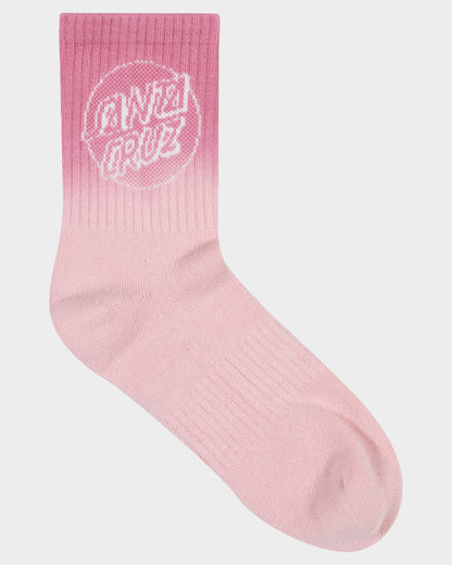 Opus Dot Women's Mid Socks 3 Pack Sage-mist-pale Pink Tdye
