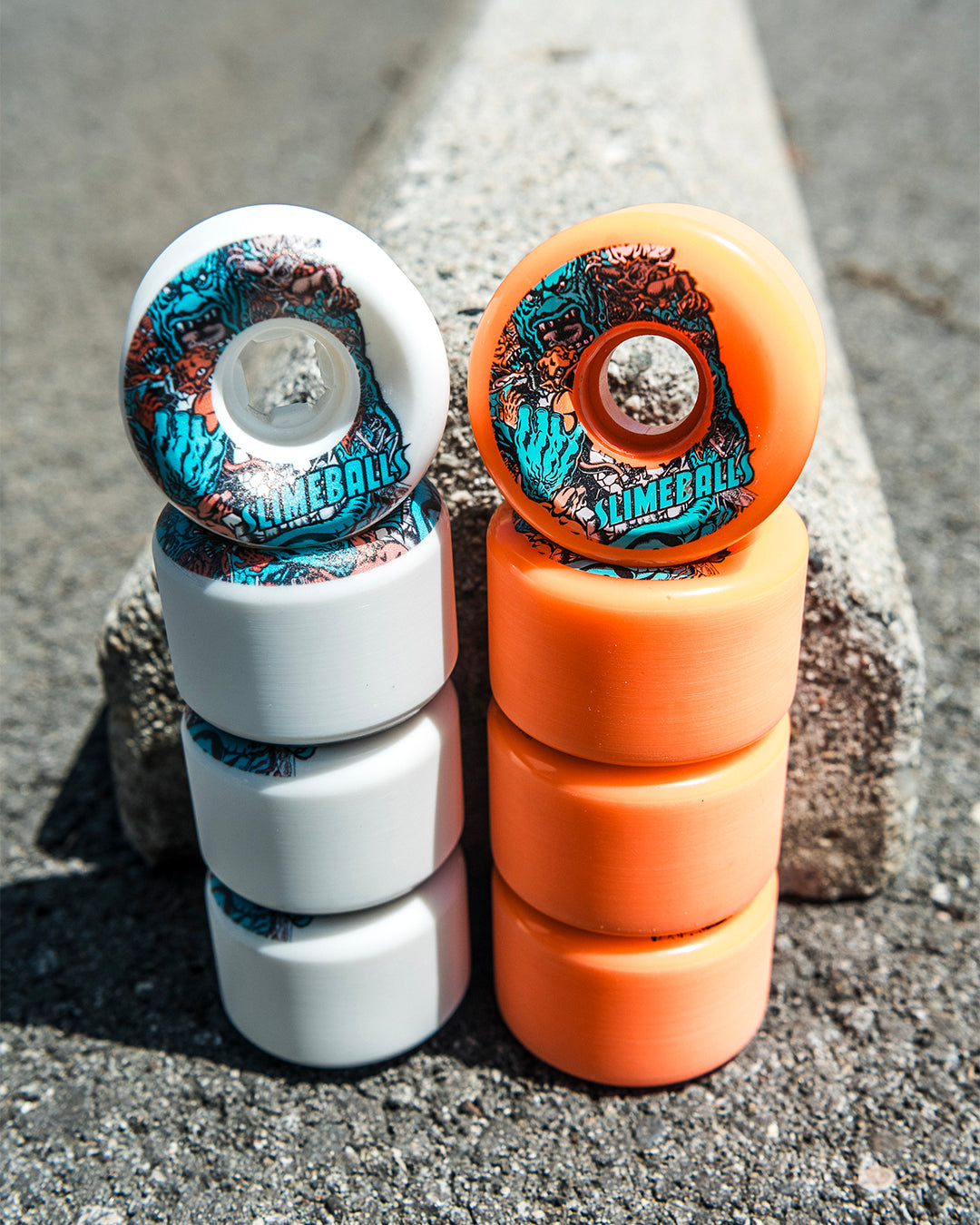 60mm Rob Roskopp Five Reissue OG Slime Pink 78a Skateboard Wheels Slime Balls